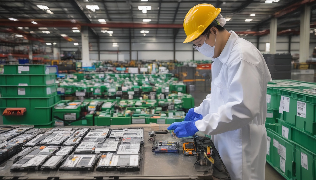 韓国が使用済みEV電池を戦略資源化、回収・再利用・再生原料取引を一体管理のイメージ